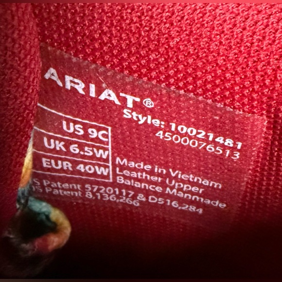 Ariat Women’s Serape Terrain Hiking Wide Boots waterproof - Picture 13 of 15